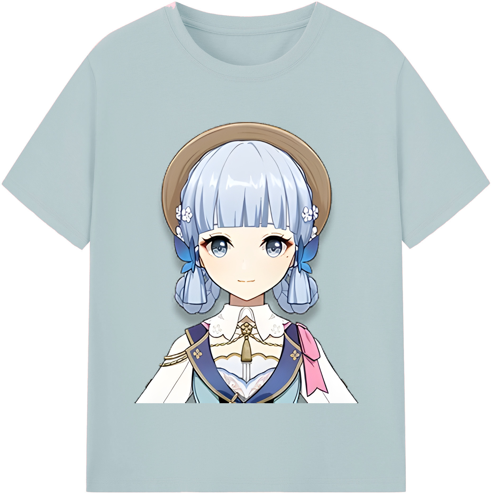 げんし神 神里綾華 神宮寺レン genshin Kamimiya Ren 綿100％半袖Tシャツ（フロントプリント）